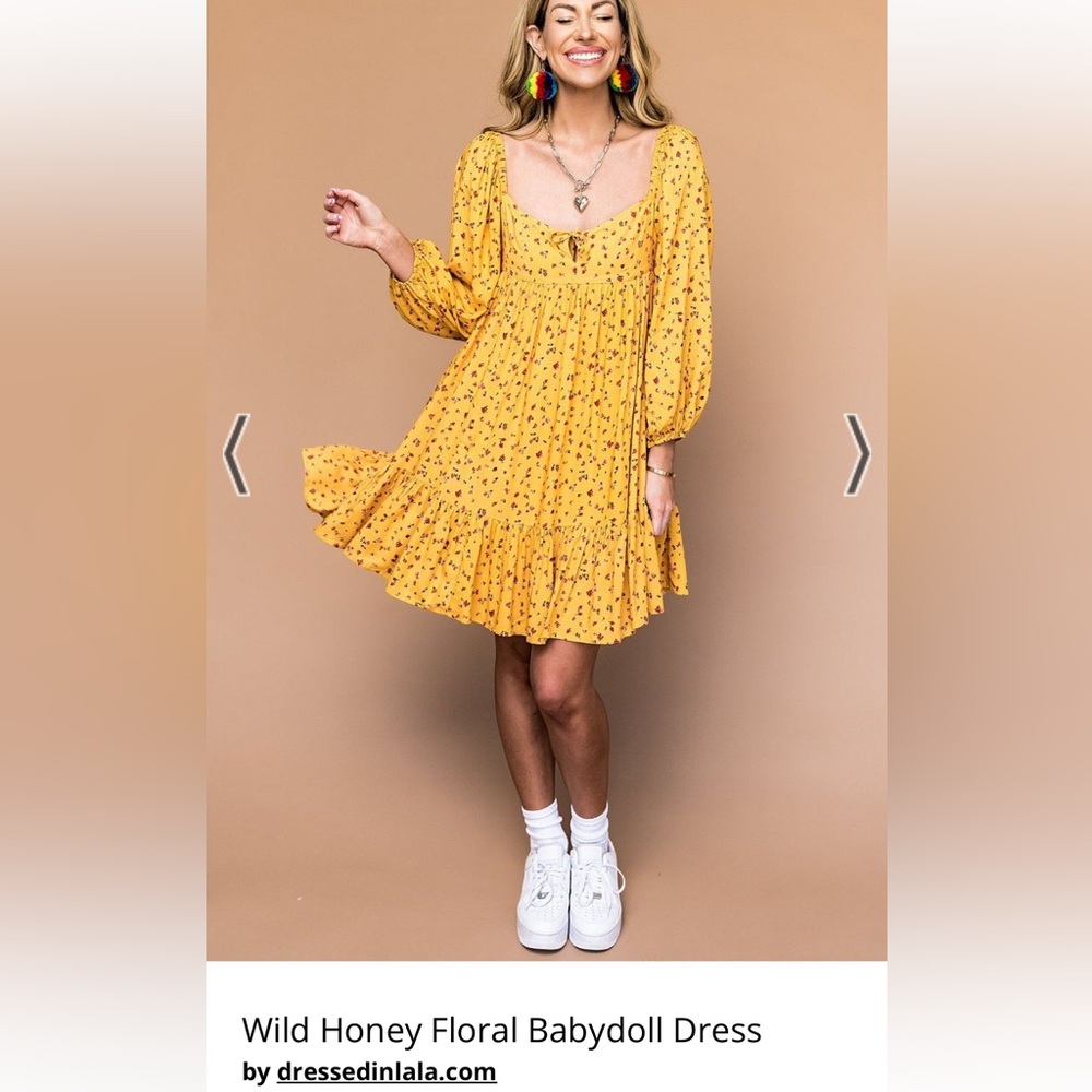 Amazing condition Honey babydoll dress size L